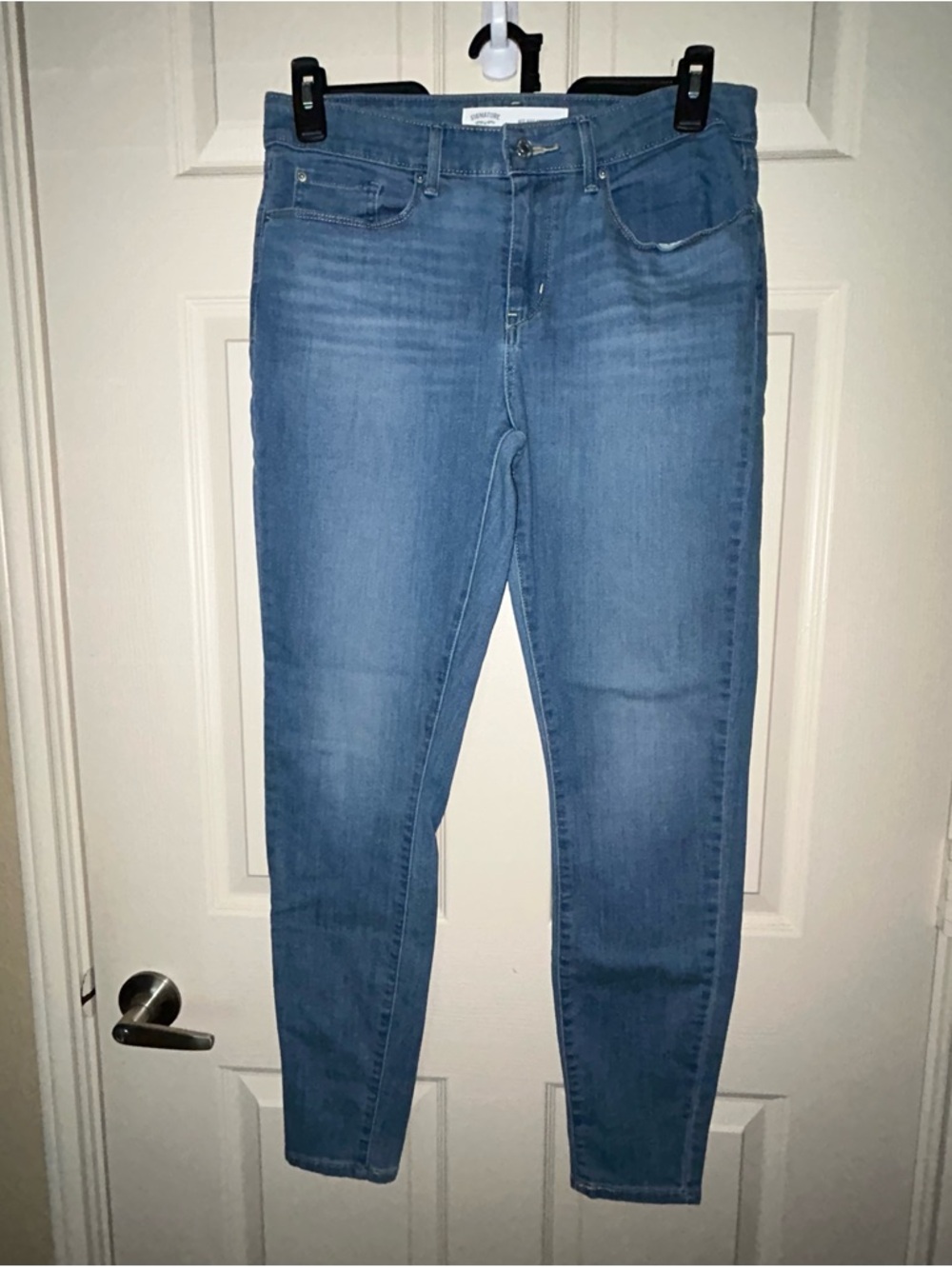 Levi Strauss Signature Mid Rise Skinny Jeans Women’s Sz 10 Long W30 L32 Stretch